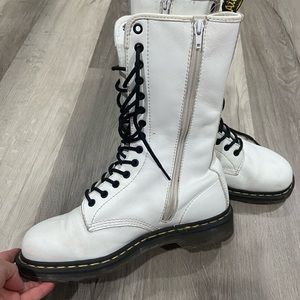 Dr Martens 1914 14 eye white England vintage mid Calf boots Us 10 L